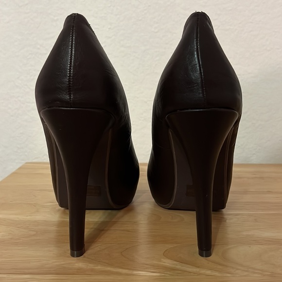 NWOB Miss Me Dark Brown “ORPHA-17” Platform Stiletto Heels - Picture 6 of 12